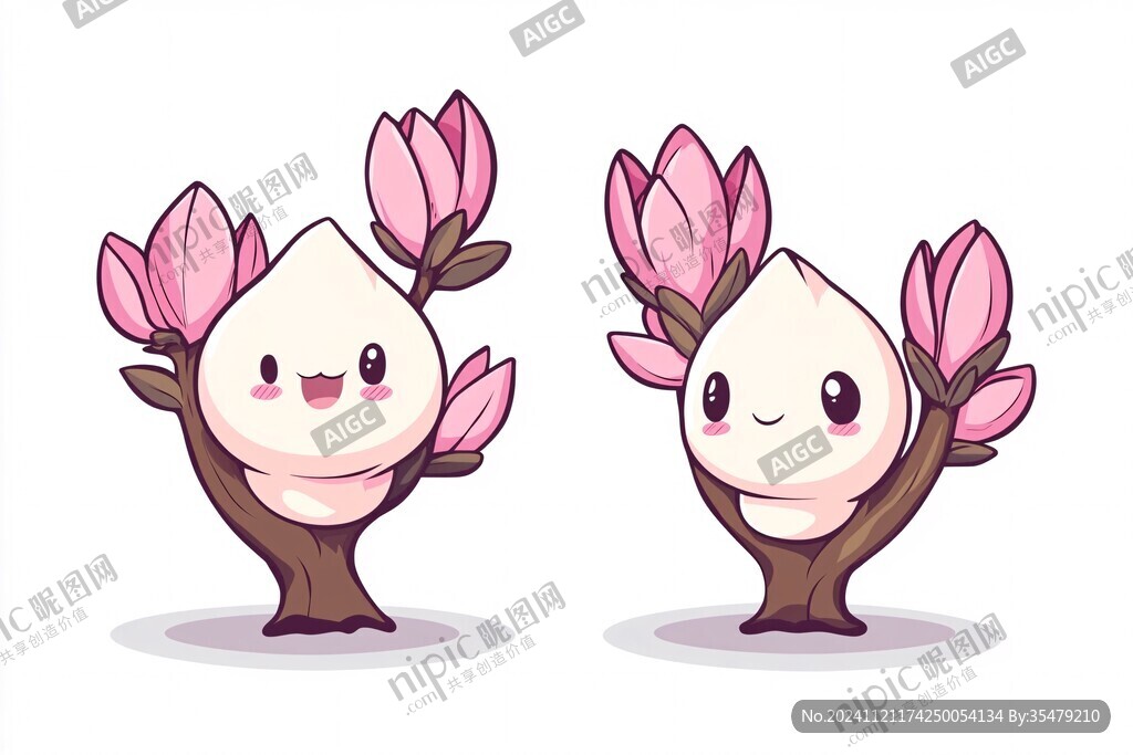 桃花吉祥物