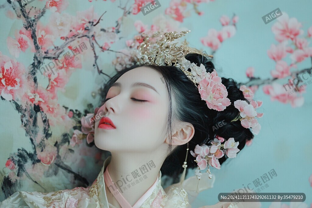 汉服拍照化妆