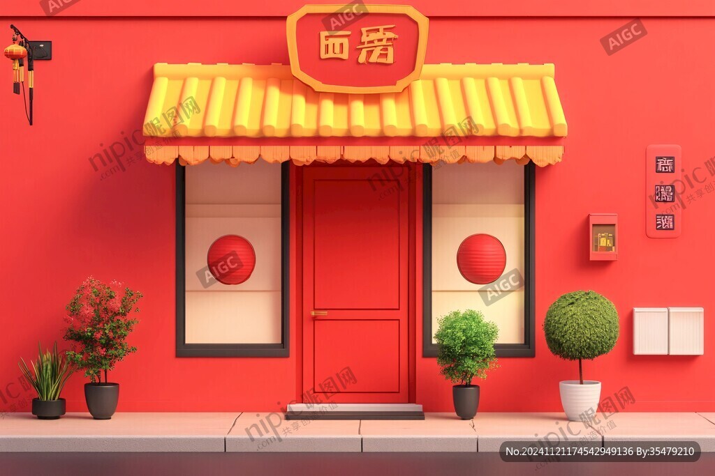 插画门头