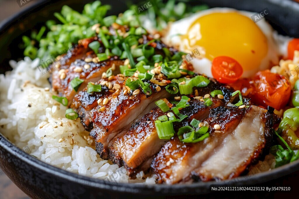 叉烧拌饭