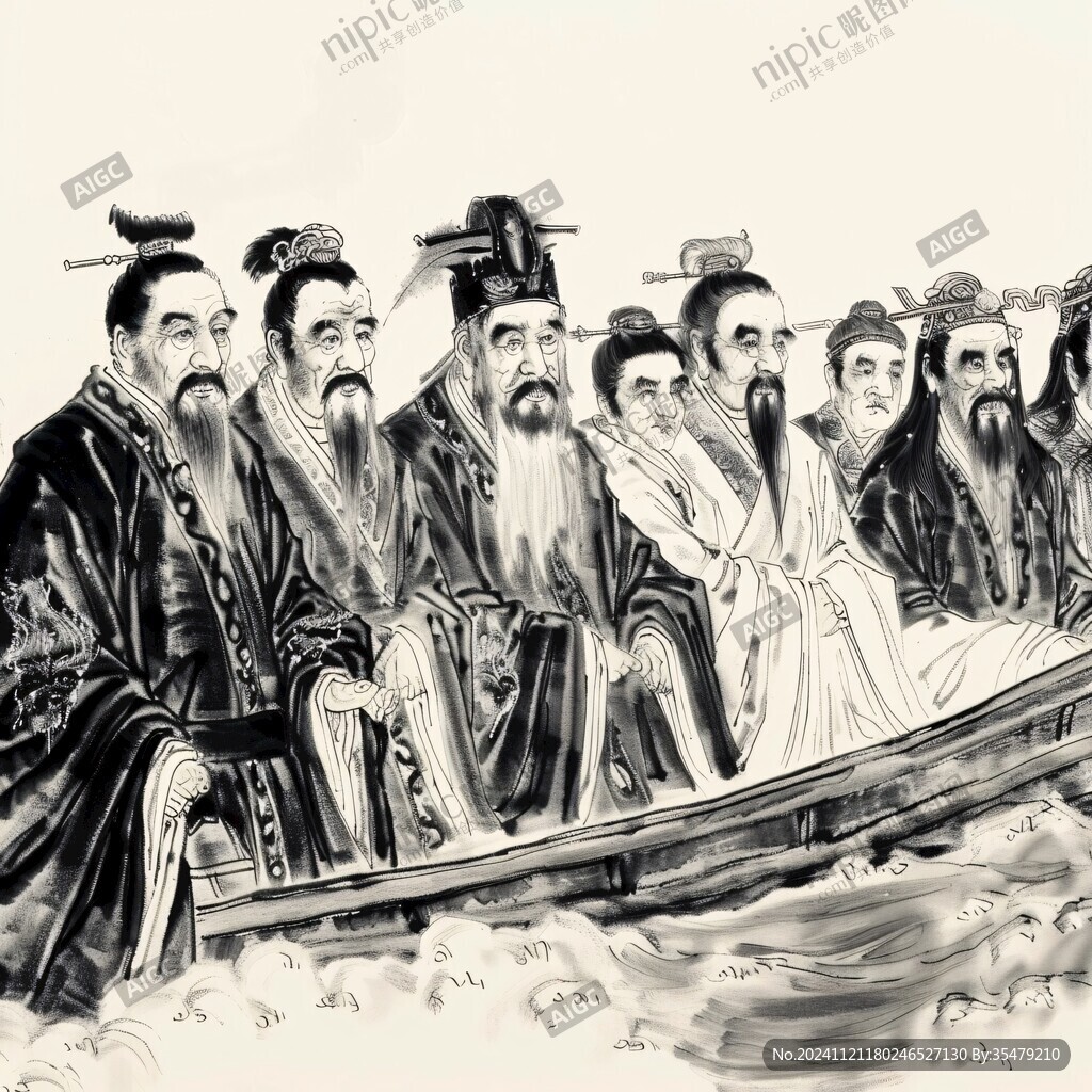 古代先贤圣人群像