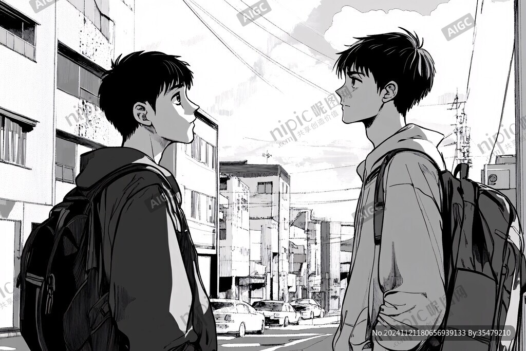 青春题材漫画人物