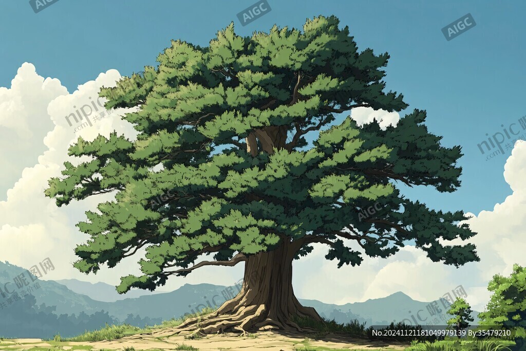 大树插画