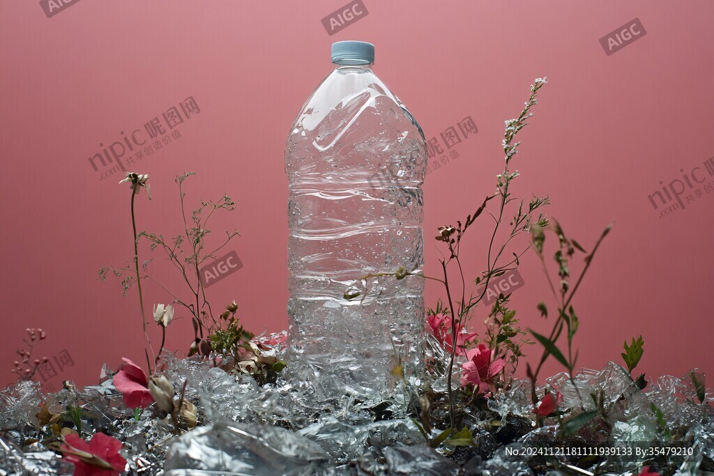 水瓶中的玫瑰
