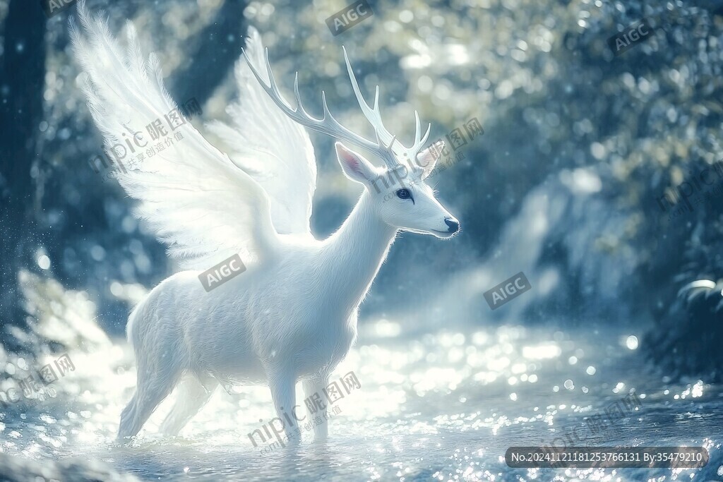 梦幻白鹿