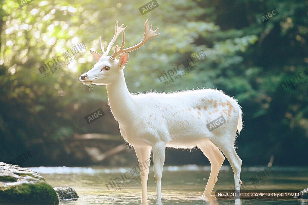 梦幻白鹿