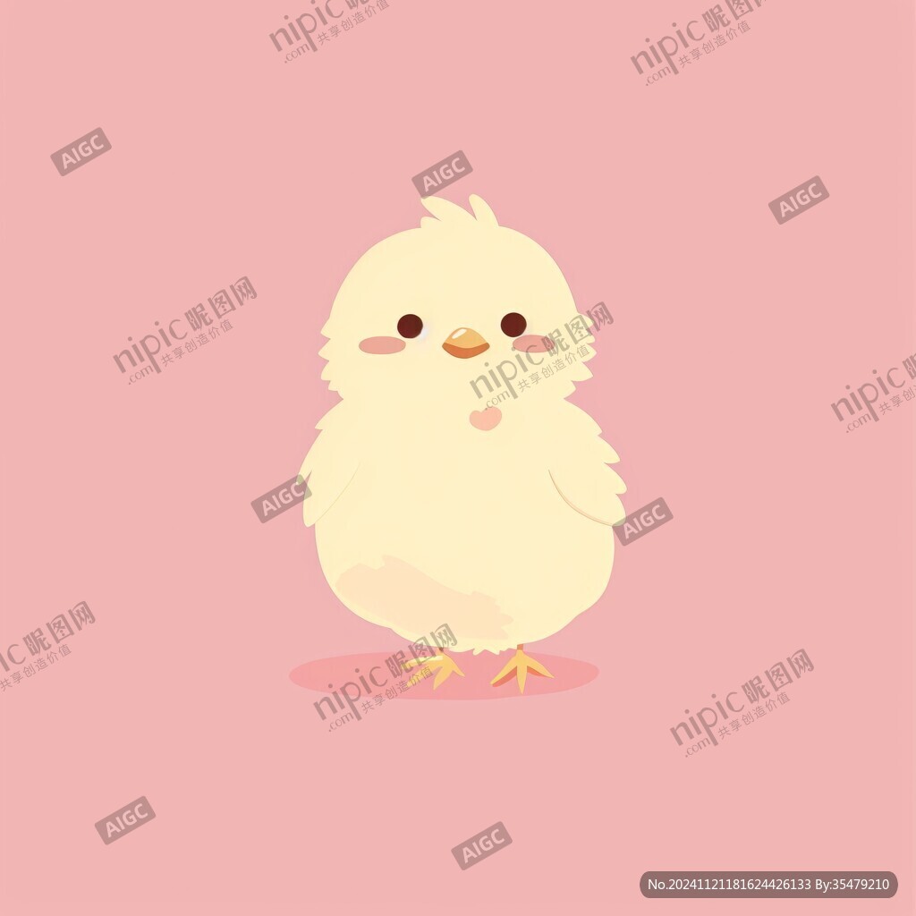 小鸡插画设计