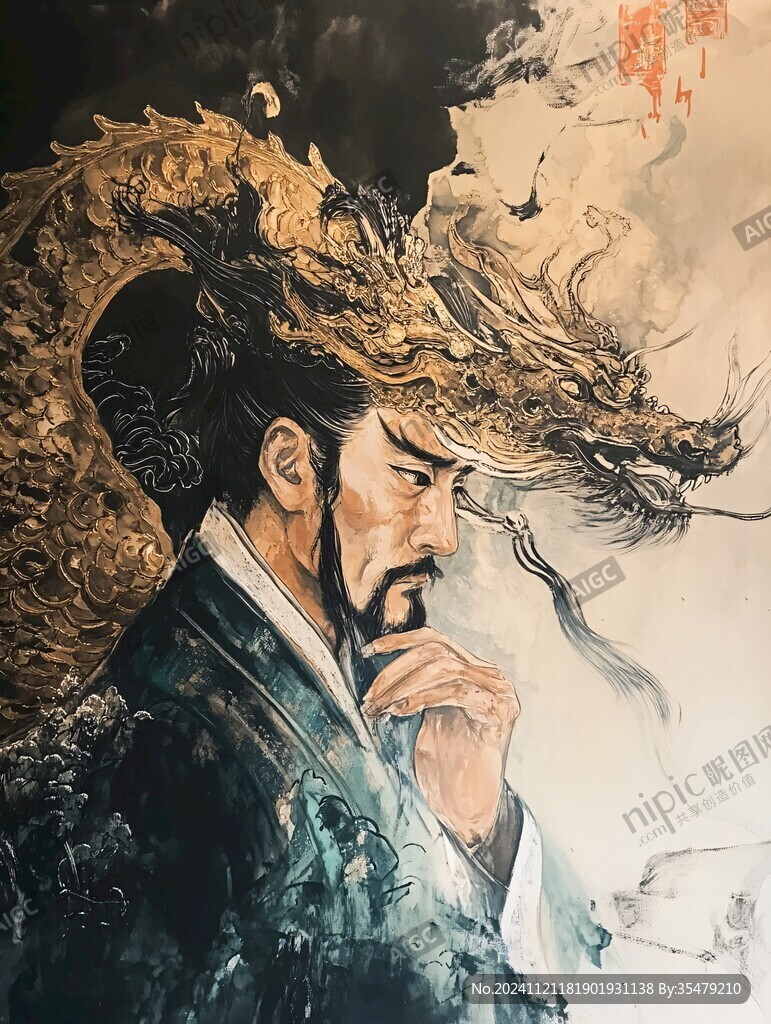 岳飞庙壁画