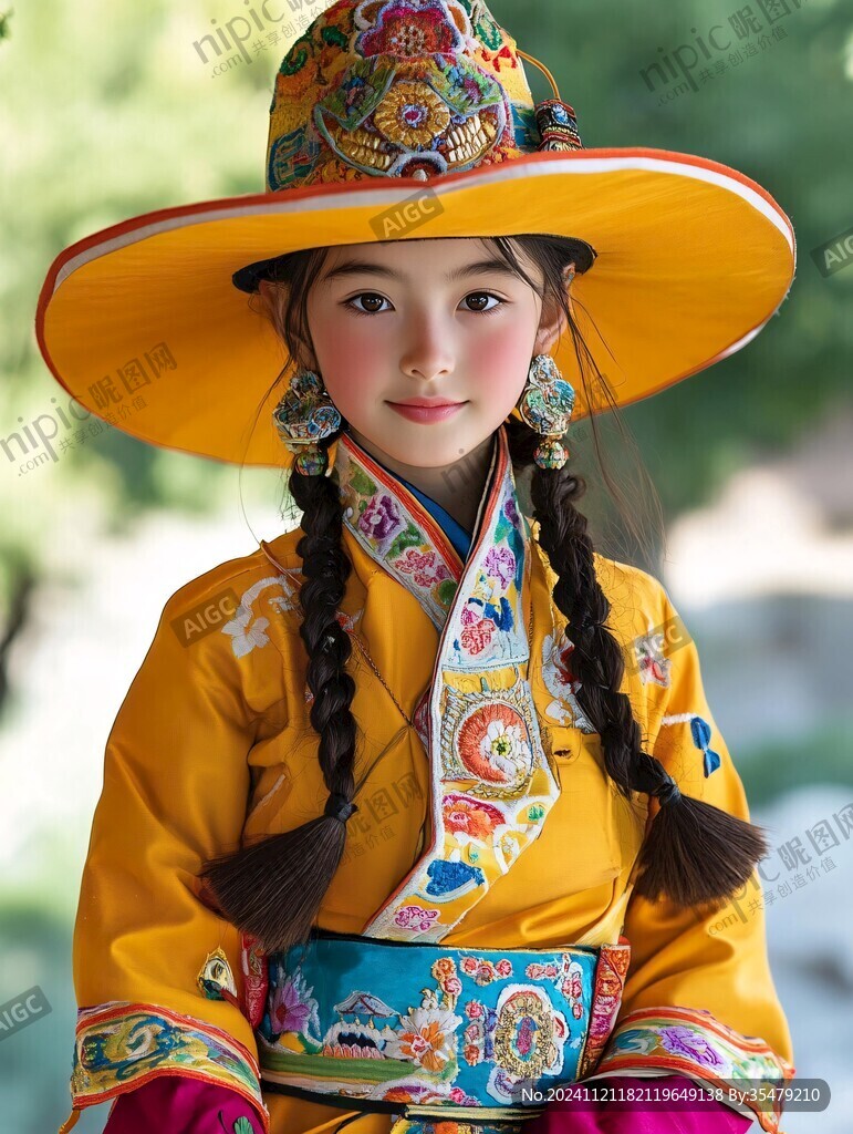 普米族女孩