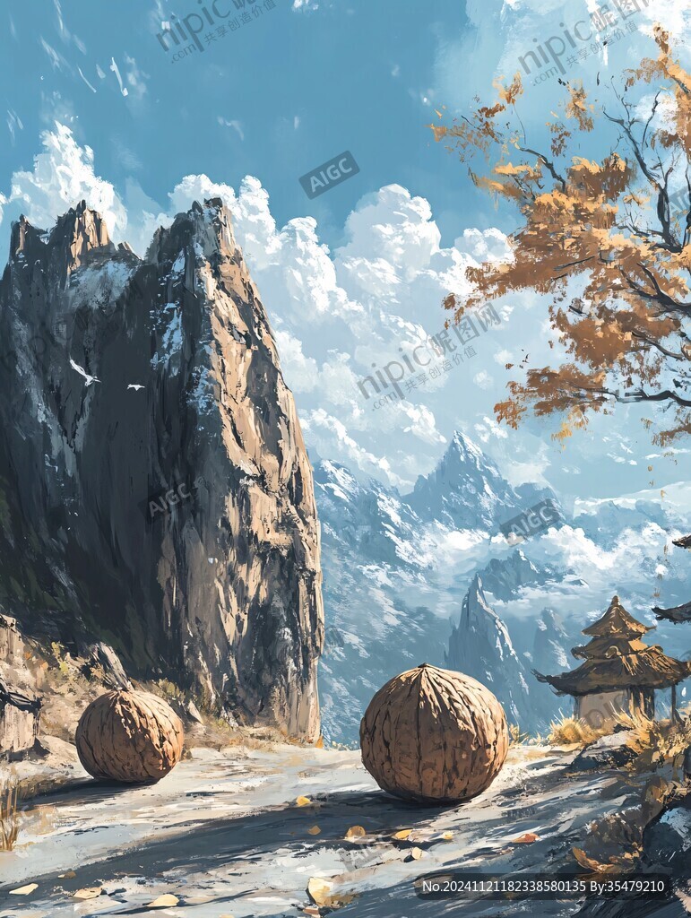 风景厚涂
