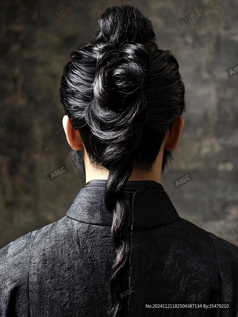 中式发髻