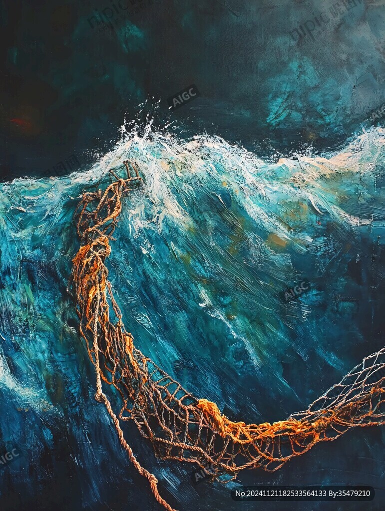 海洋流动装饰画