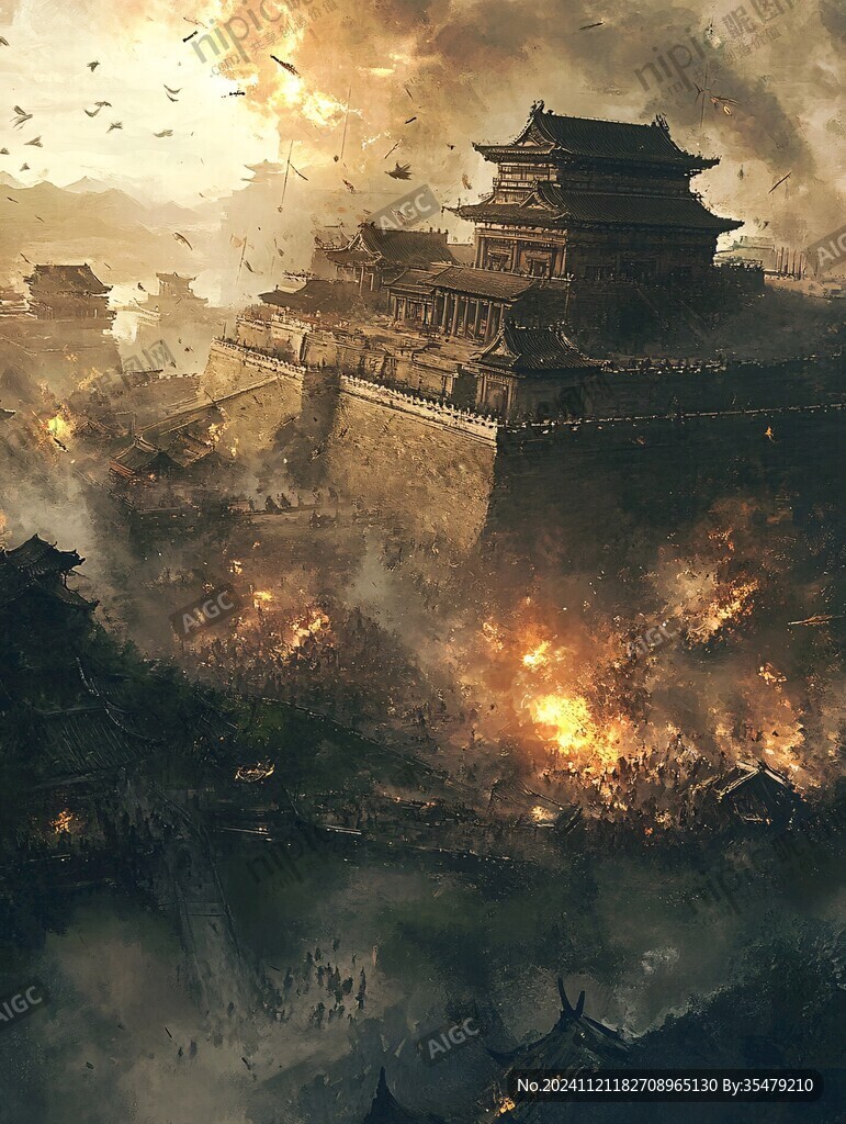 镇淮楼插画