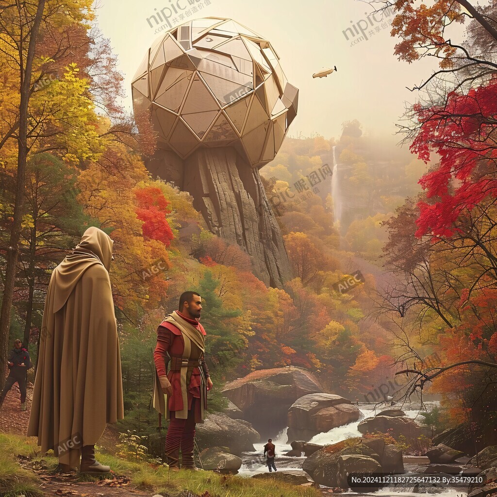 阿凡达场景科幻雕塑