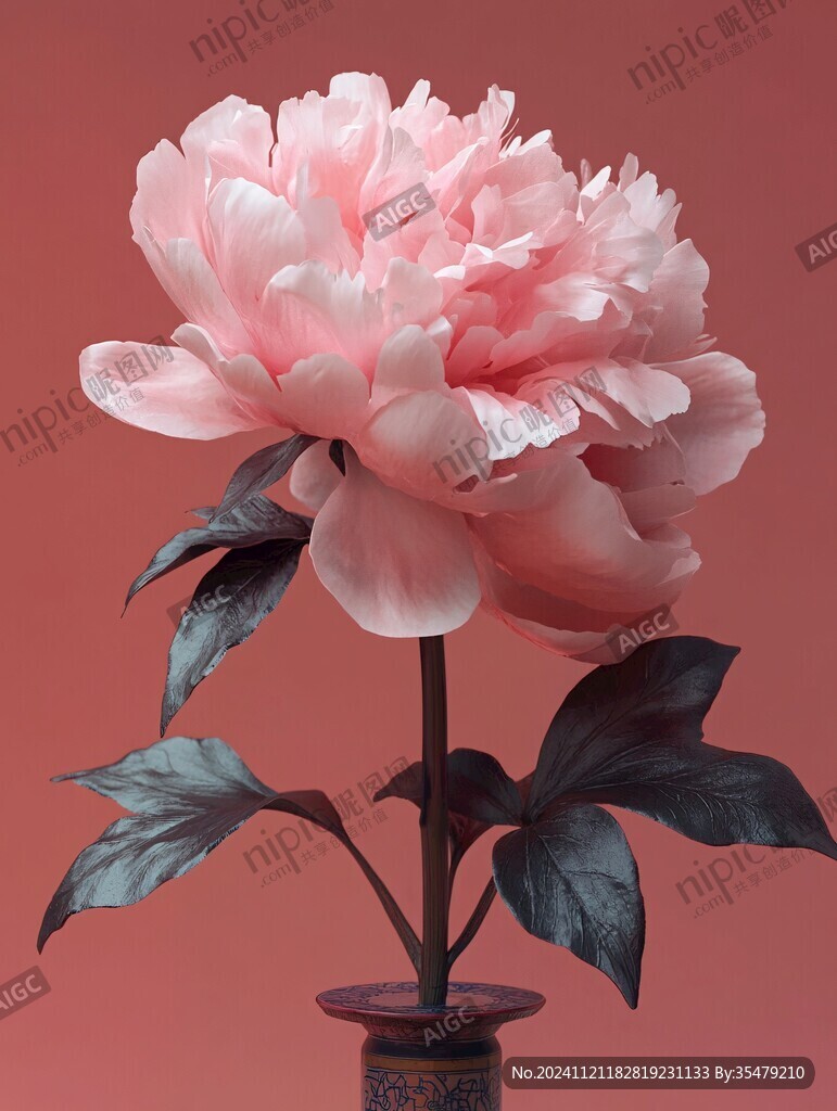 3d牡丹花卉