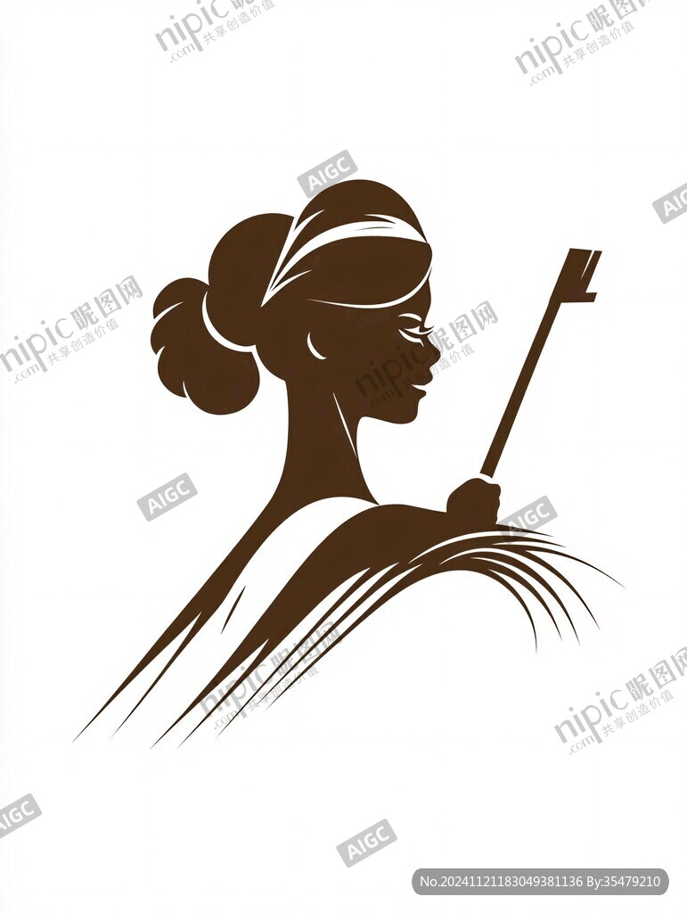 女人背影logo