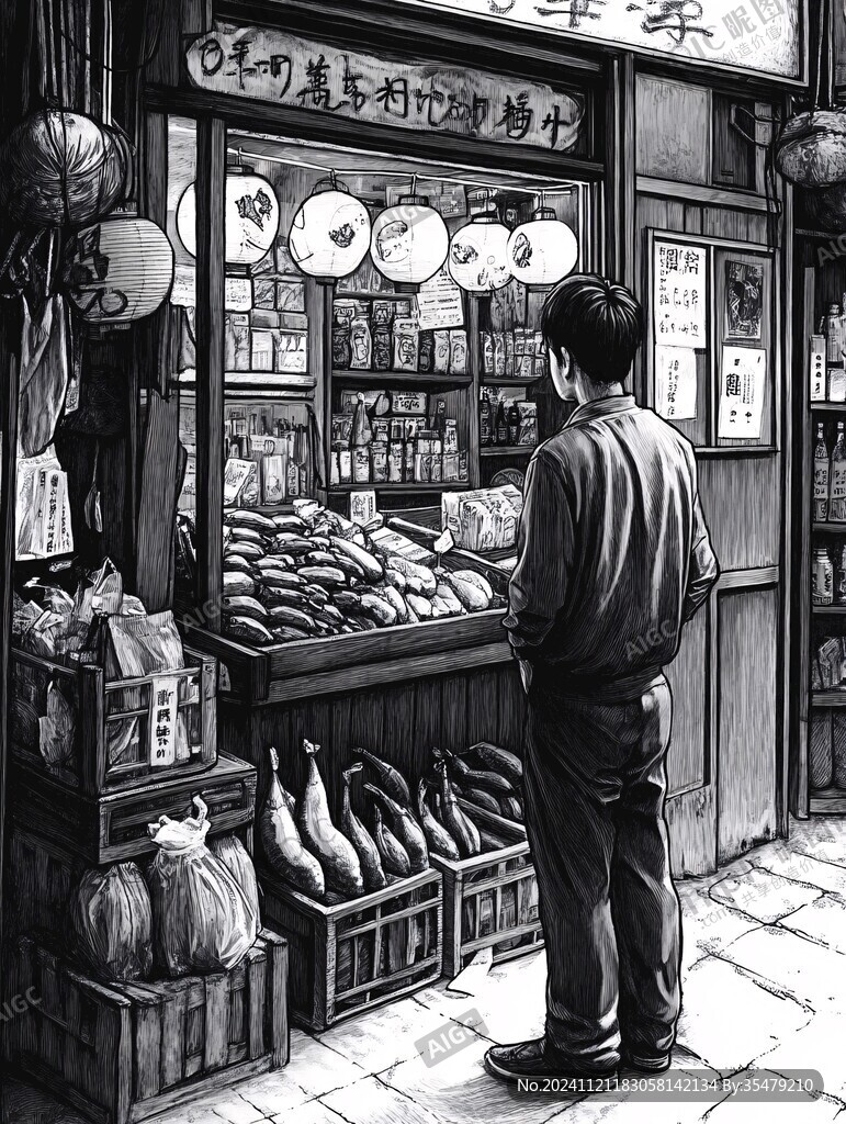 60年代肉店