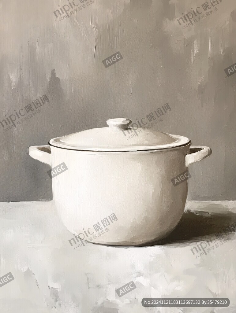 砂锅插画