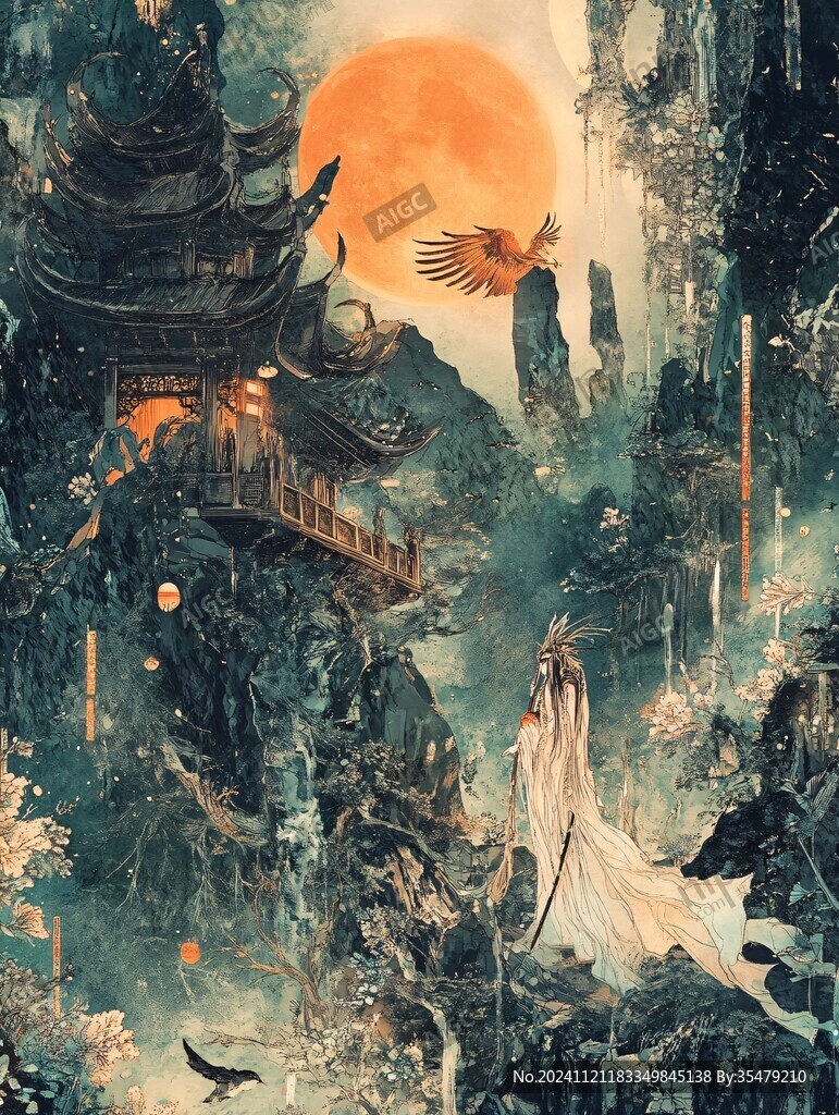 古风仙境天上宫阙