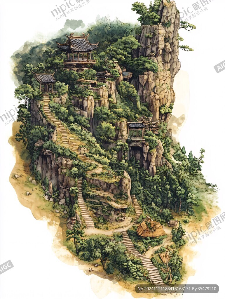 手绘太姥山