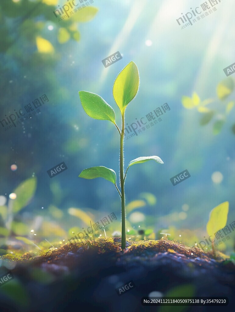 生命发芽生长
