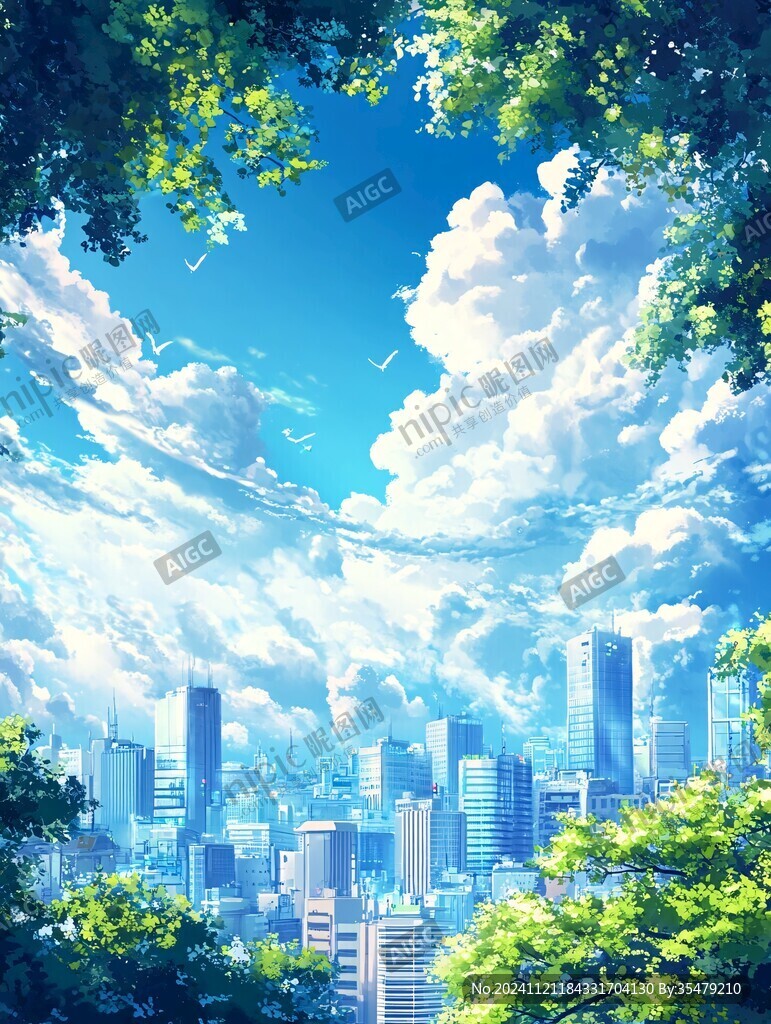新海诚动漫风装饰画