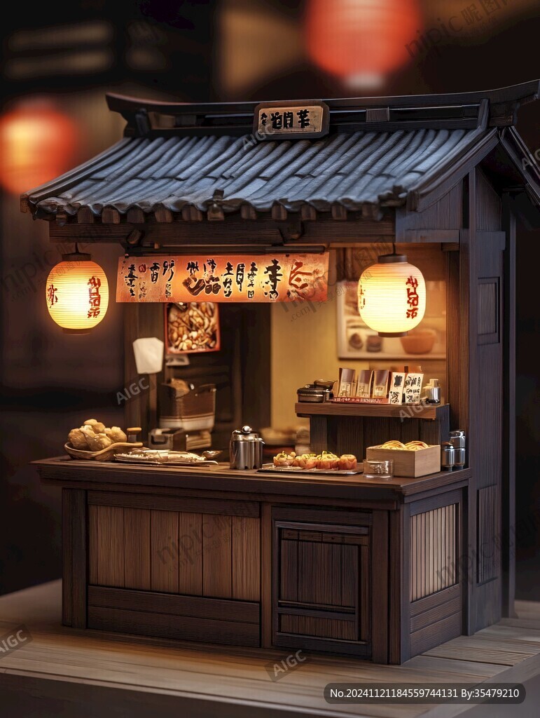 日式小吃摊