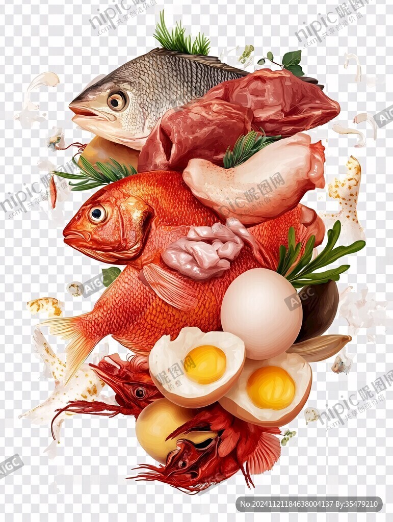 写实食材