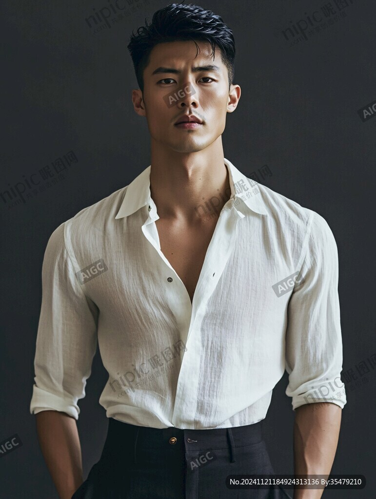 优雅高贵帅气人像