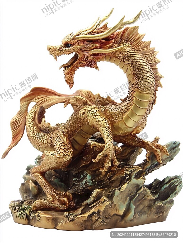 黄金龙摆件