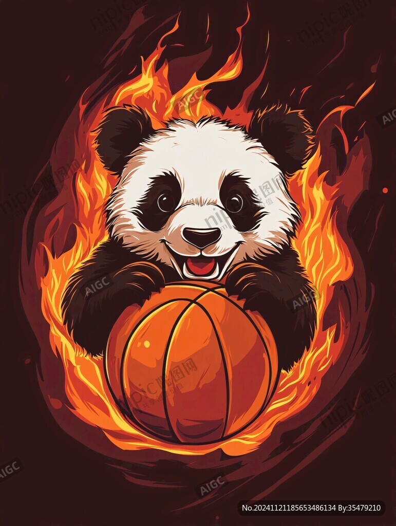 篮球熊猫