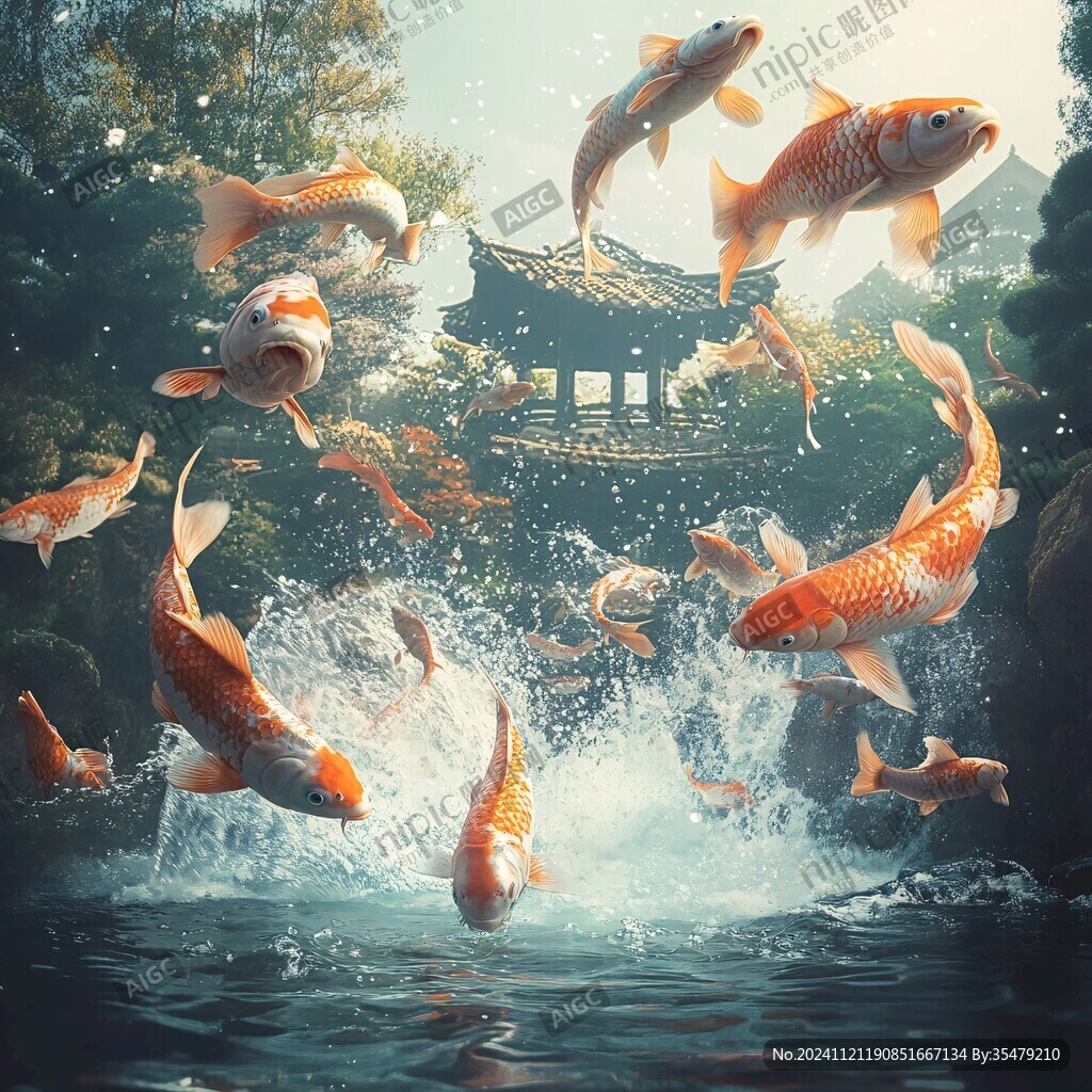 3d鲤鱼