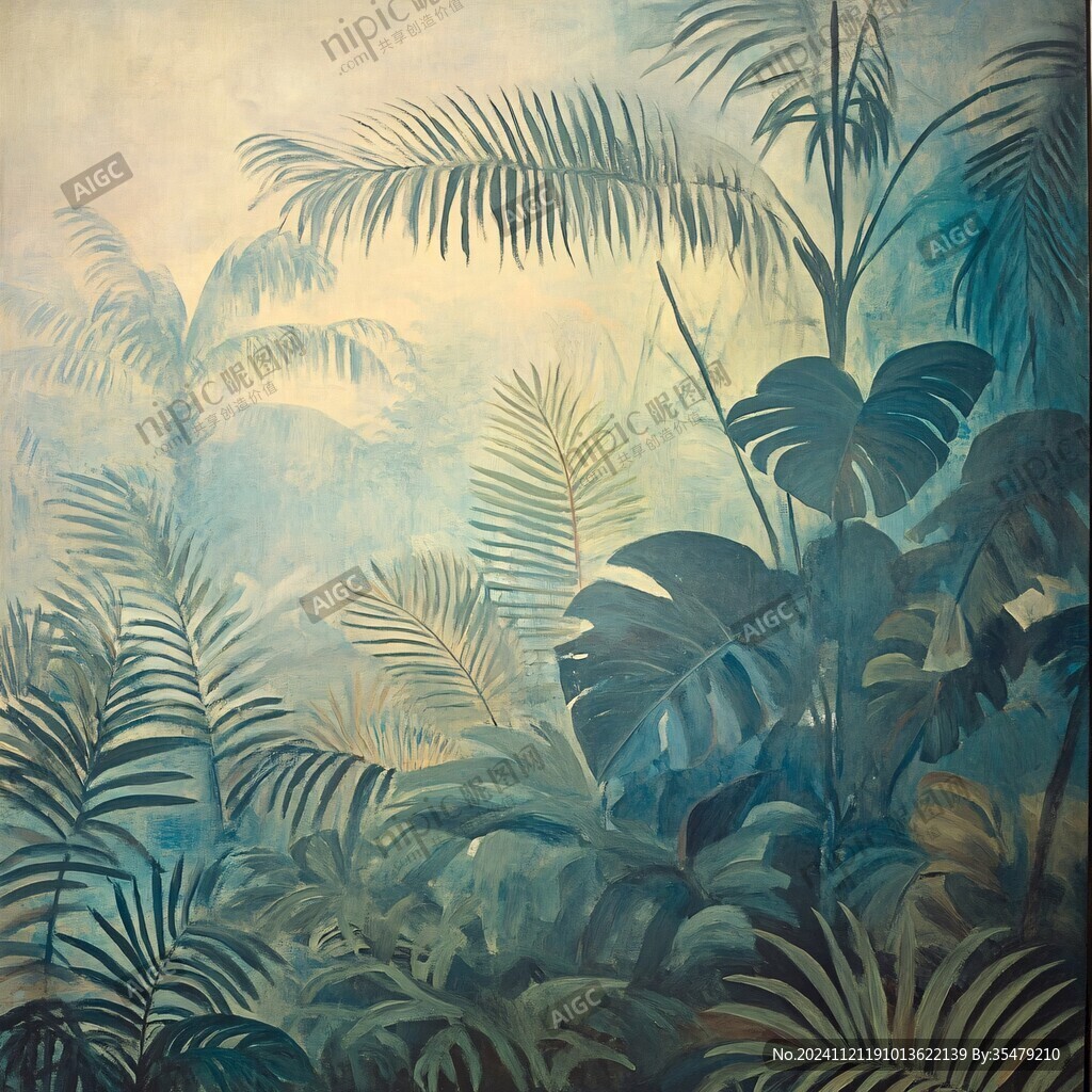丛林墙画