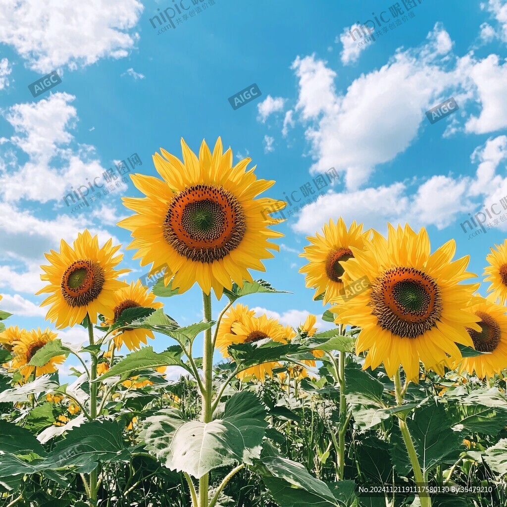 追光夏日葵