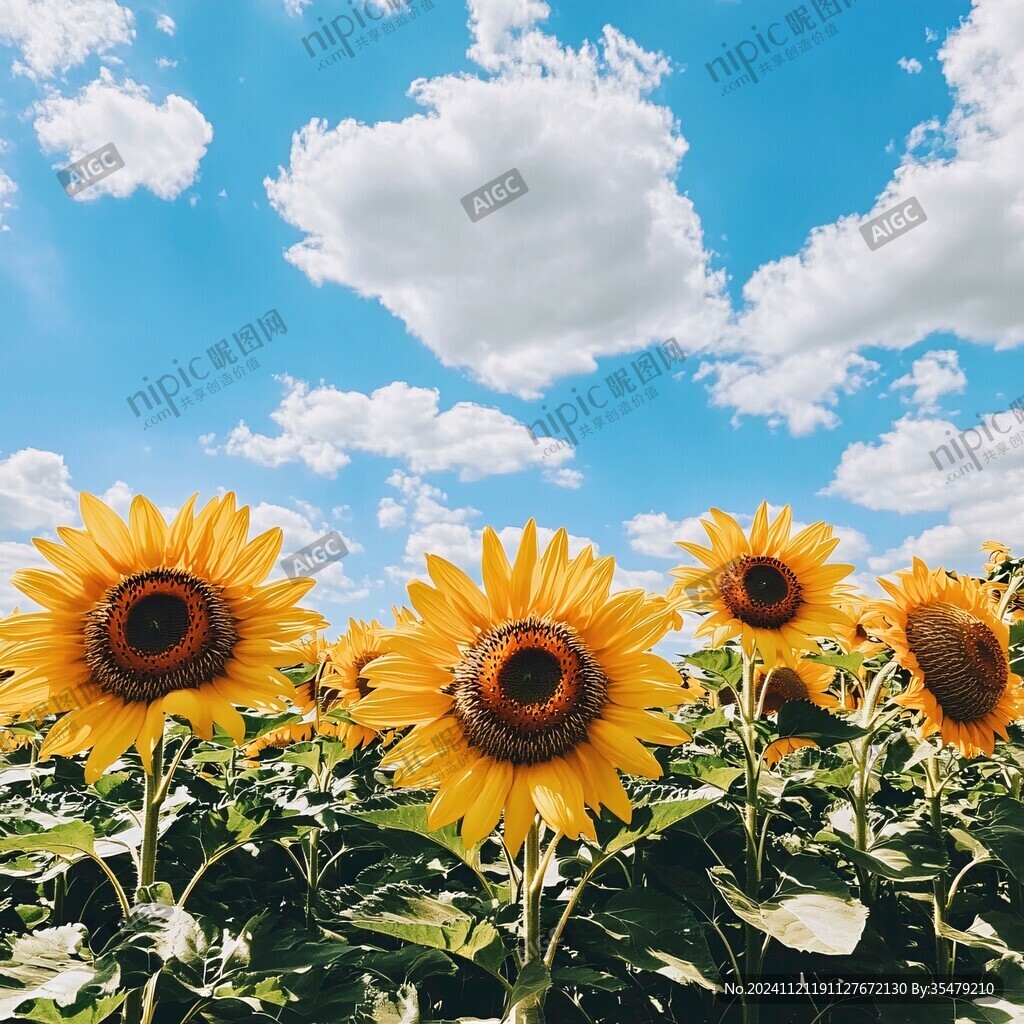 追光夏日葵