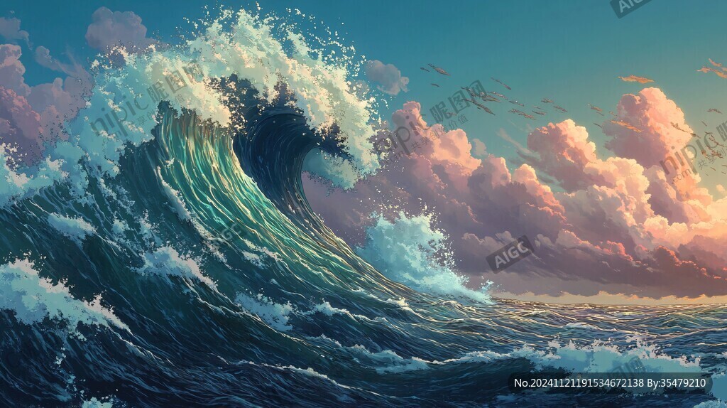 乘风破浪立体效果