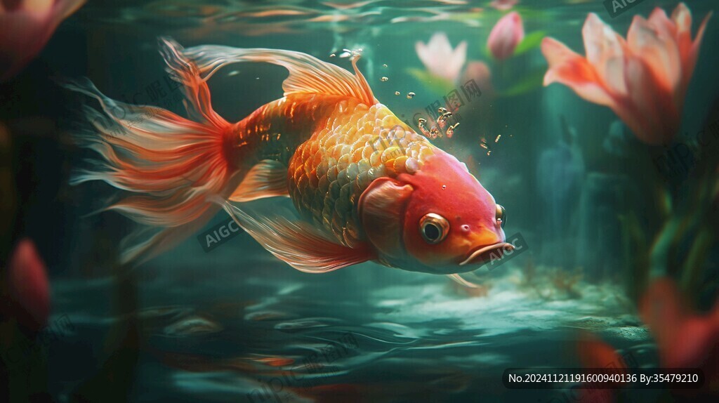 3d鲤鱼