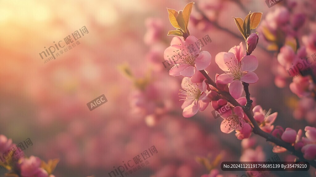 唯美桃花高清壁纸