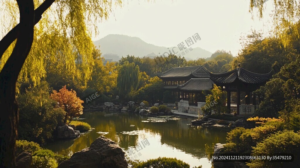 南园秋景