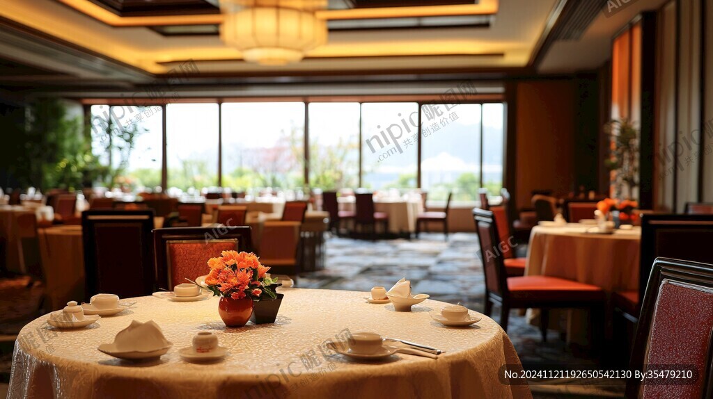 饭店单间高级餐厅环境