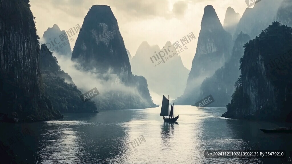 漓江帆船