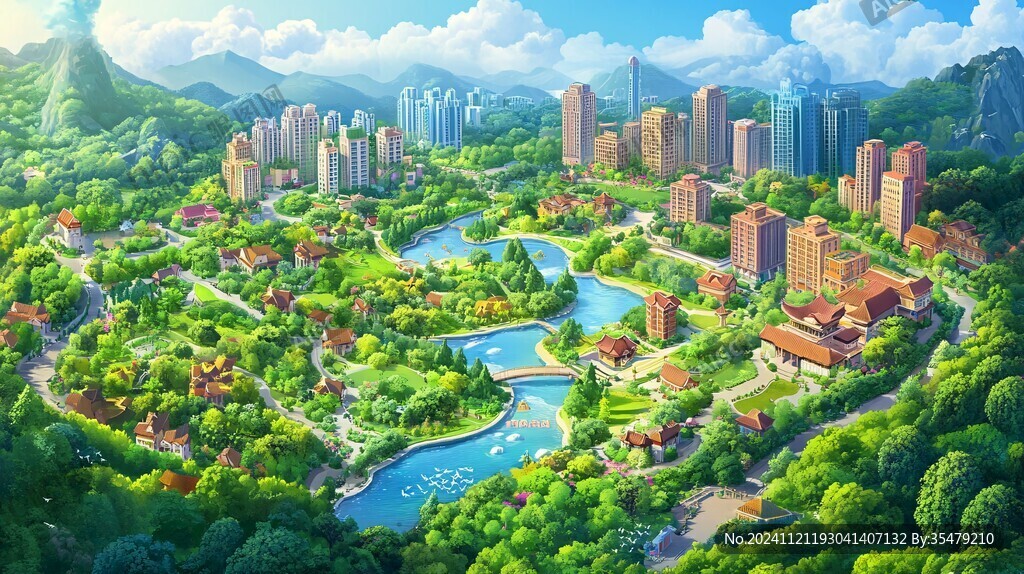 现代森林小镇
