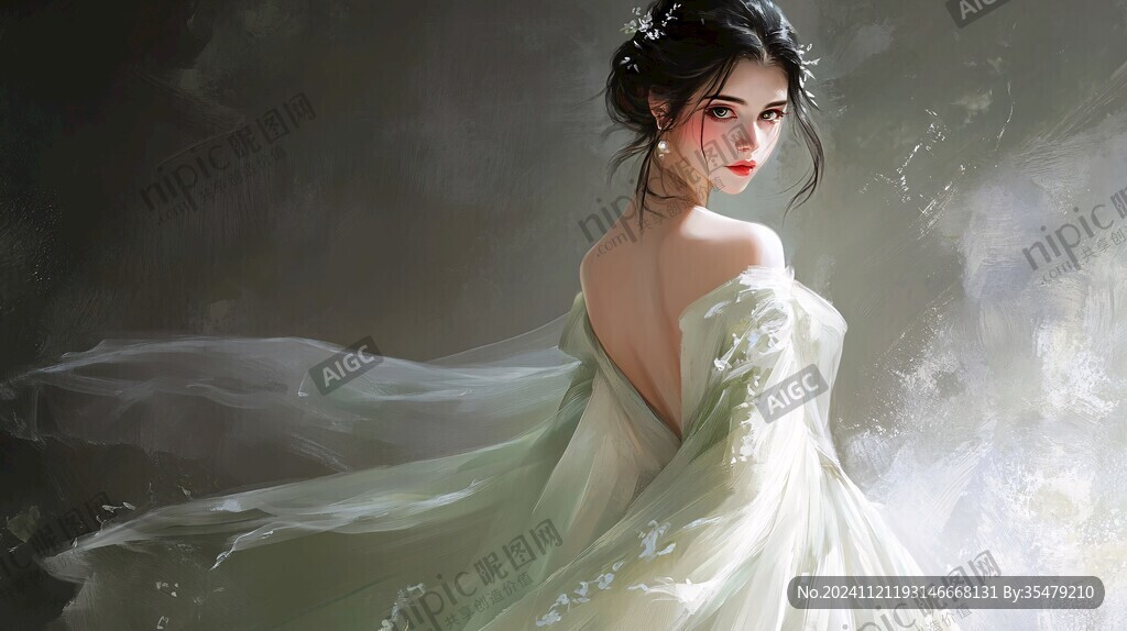 古典美女壁纸