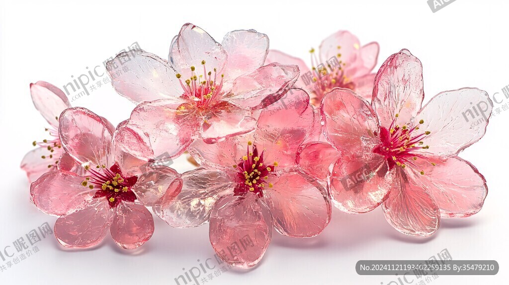 立体桃花