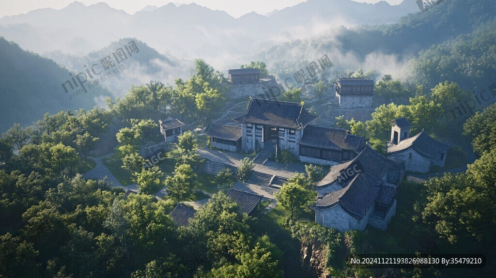 寺院效果图