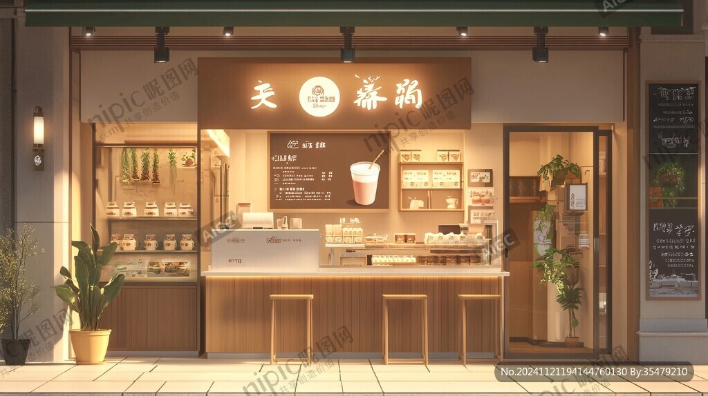 北欧日式饮品店
