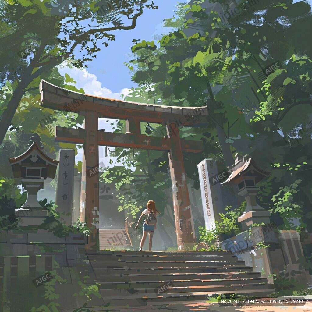 风景厚涂