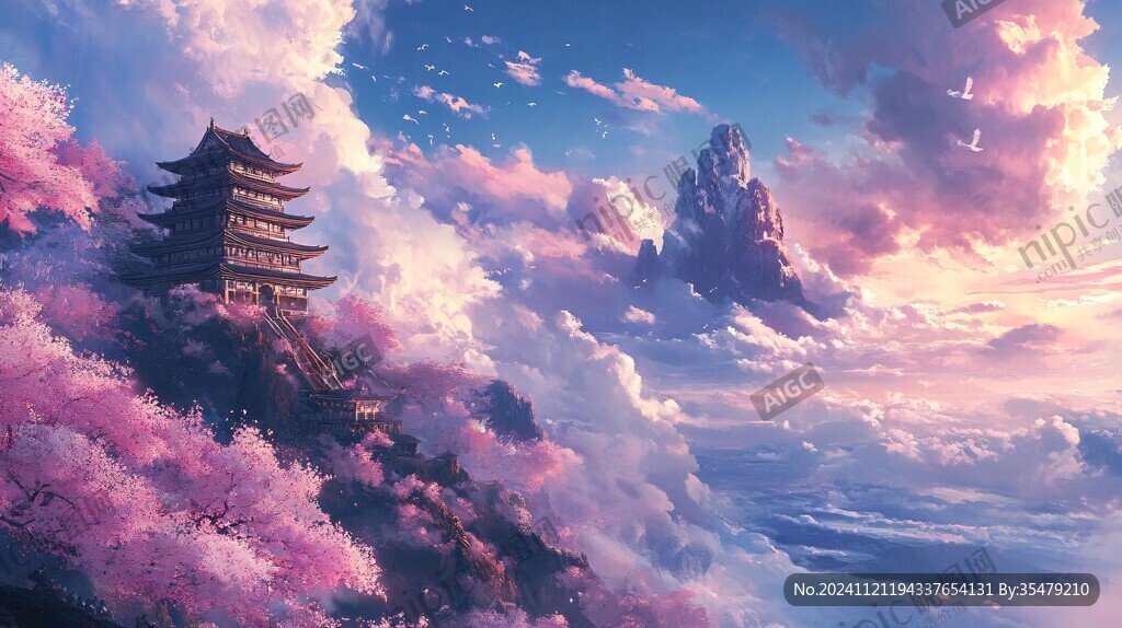 古风仙境天上宫阙