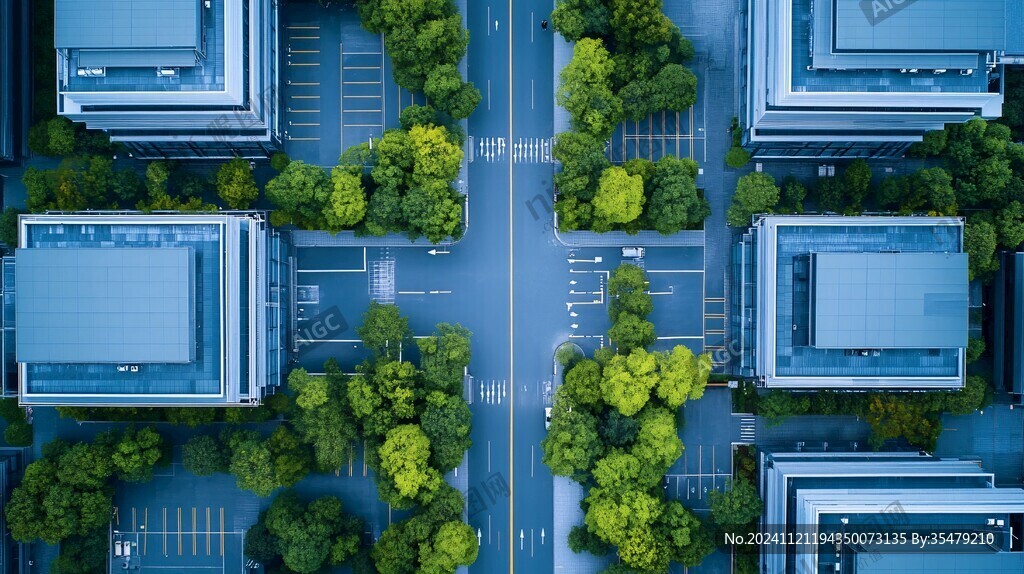 俯视路口