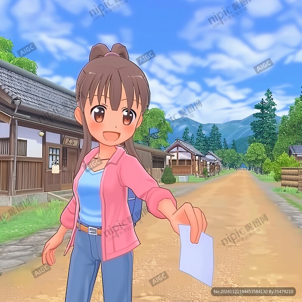 游玩游戏散步暑期